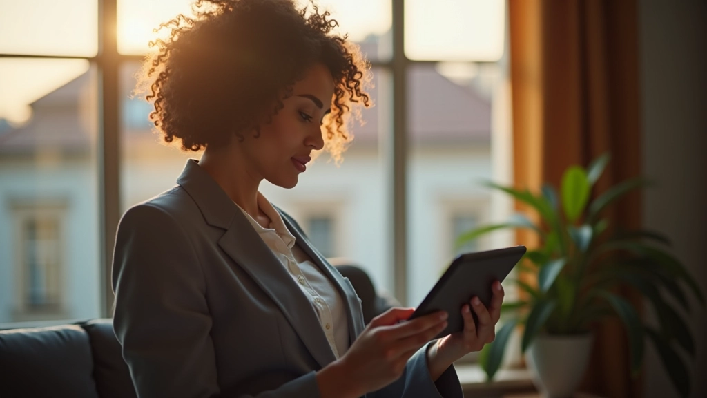 Personne consultant ses finances sur un smartphone